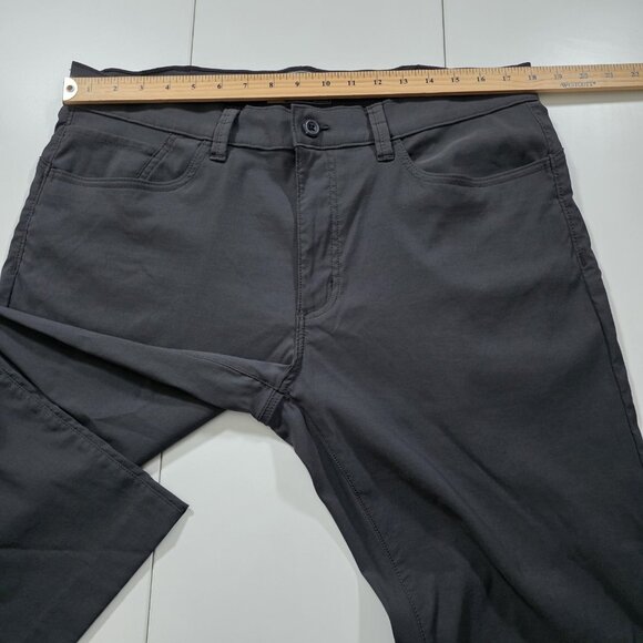Eddie Bauer Travex Pants Men 36x30/27 Gray Pockets Stretch Outdoor Hiking Hemmed - Picture 4 of 16